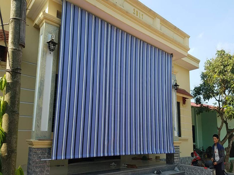 Mái bạt che nắng tự cuốn tại Tp Nam Định